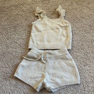 Rylee + Cru Beige Knit Set